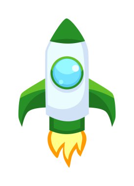 Roket vektör simgeler izole