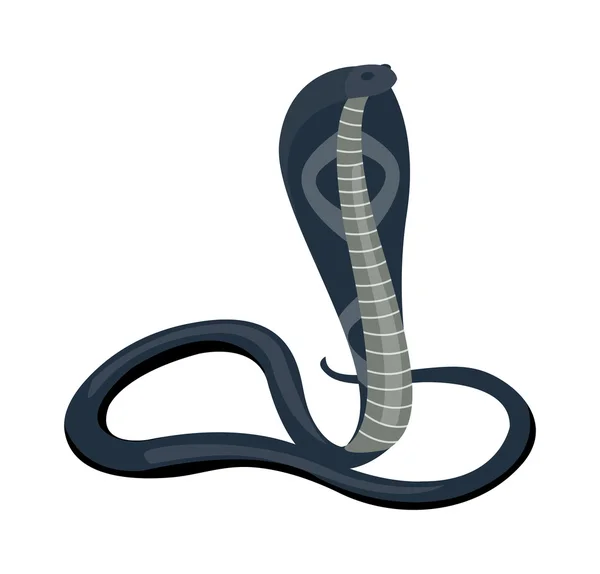 Kobra-Schlangenvektor — Stockvektor