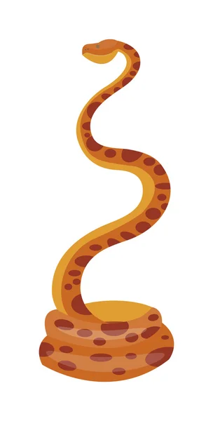 Serpiente boa de pitón — Vector de stock