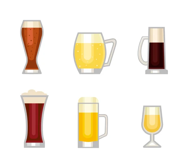 Coupe vecteur de bière — Image vectorielle