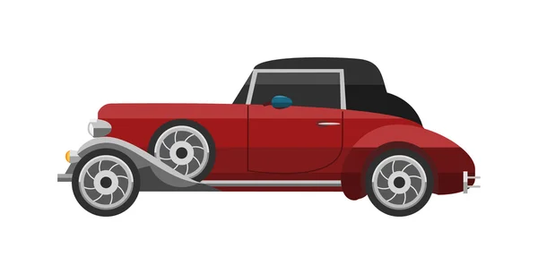 Vehículo vectorial coche retro — Vector de stock