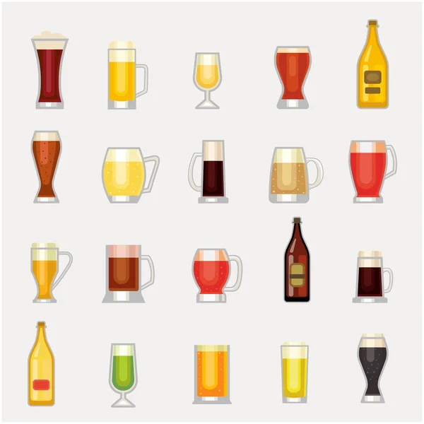 Bier vector set — Stockvector