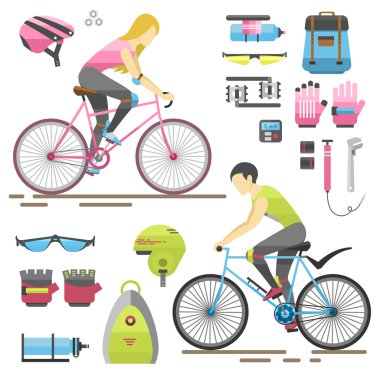 İnsanlar üzerinde bisiklet binici