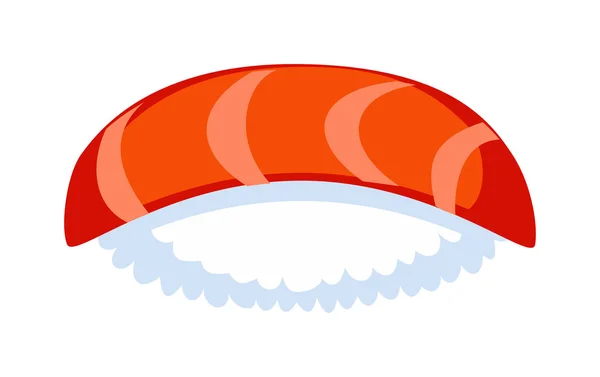 Sushi vector de alimentos aislados — Archivo Imágenes Vectoriales