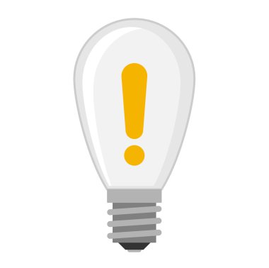 Lamba ampul vektör çizim.