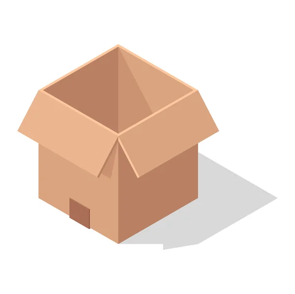 Mover ilustración de vector caja de servicio — Vector de stock