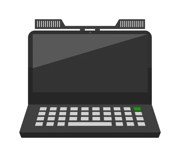 現代のラップトップ コンピューター — ストックベクタ