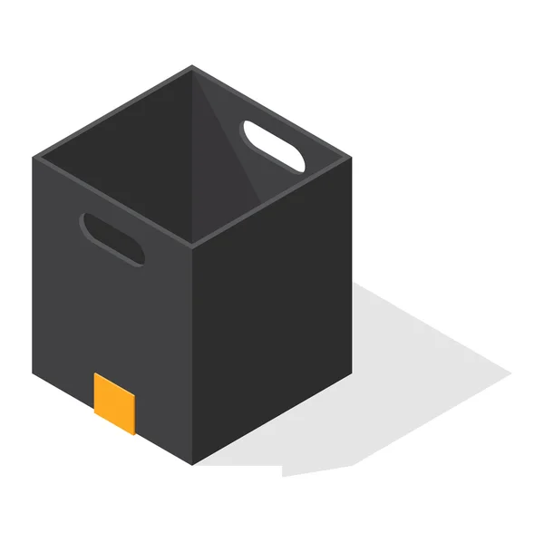 Mover ilustración de vector caja de servicio — Vector de stock