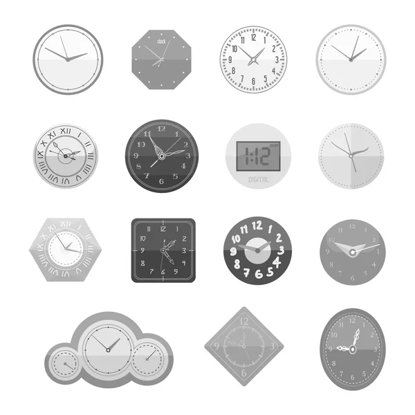 Reloj cara reloj vector ilustración — Vector de stock