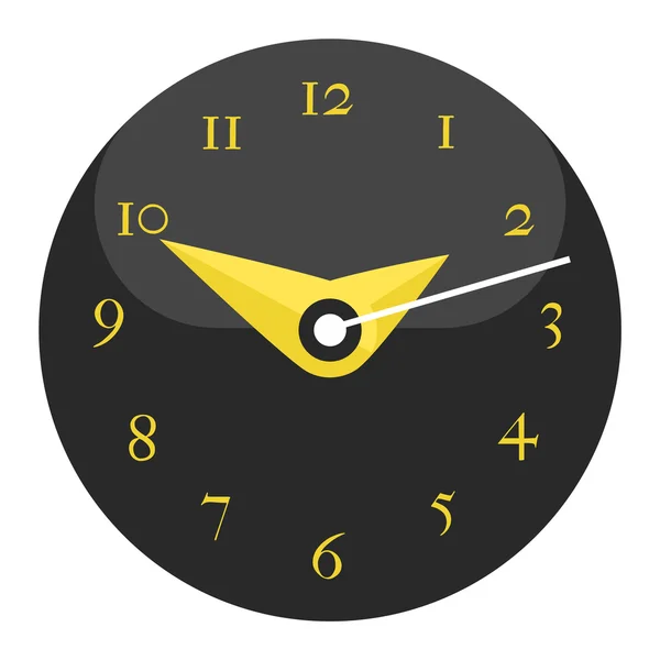 Uhr Gesicht Uhr Vektor Illustration — Stockvektor