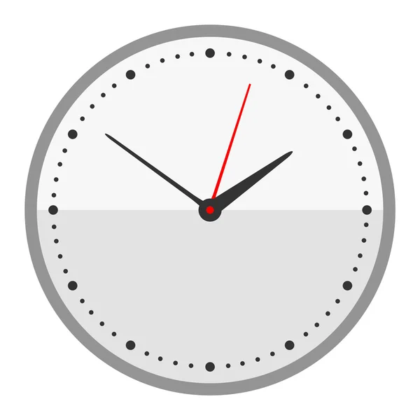 Klok gezicht horloge vectorillustratie — Stockvector