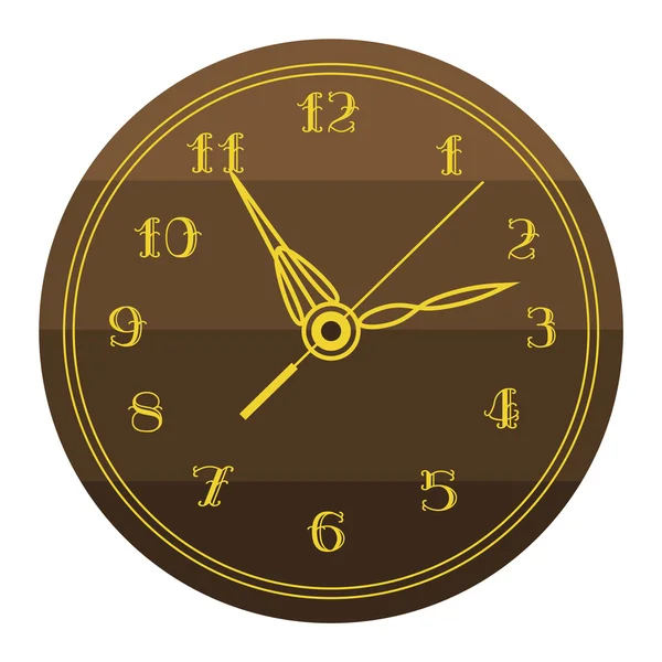 Relógio rosto relógio vetor ilustração —  Vetores de Stock