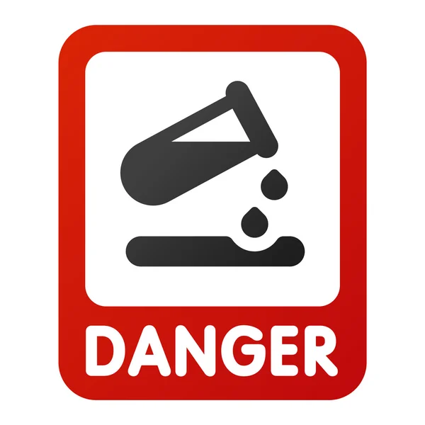 Danger warning attention sign icon — Stock Vector