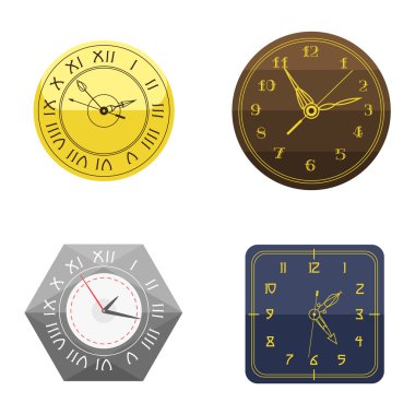 Saat yüzü izle vektör çizim