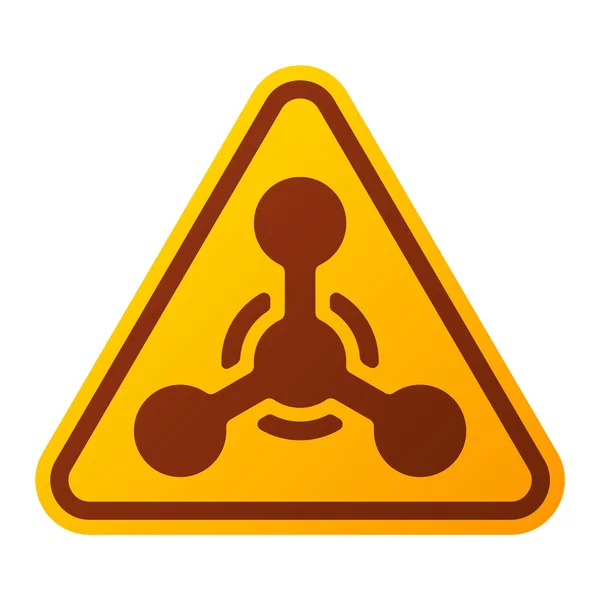 Warnschild-Symbol für Gefahr — Stockvektor