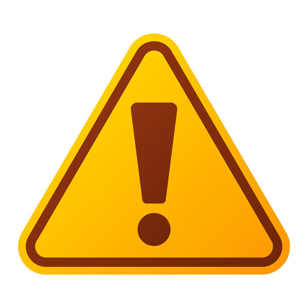 Danger warning attention sign icon