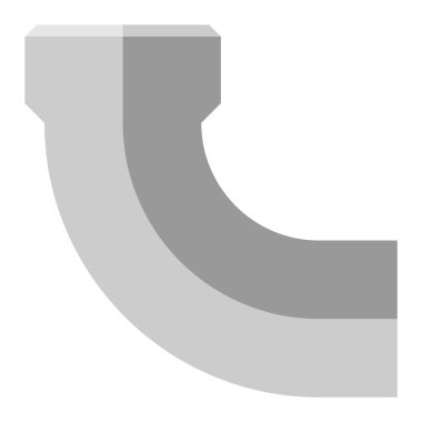 Su boruları izole simgeler vektör.