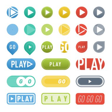 İzole kullan düğmesini vektör