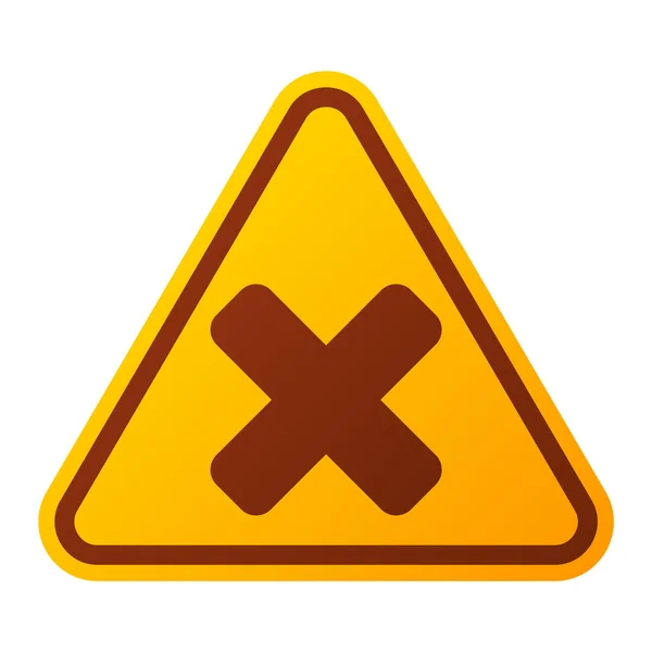 Danger warning attention sign icon — Stock Vector