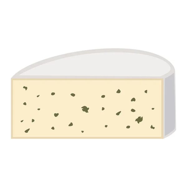 Cheese vector illustration icon — Stock Vector