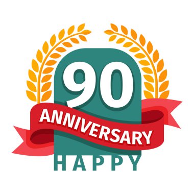 İyi ki doğdun rozet vektör simgesi