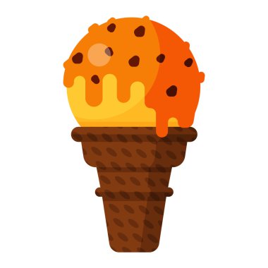 İzole dondurma simge kümesi