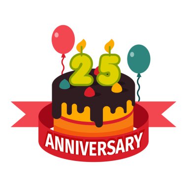 İyi ki doğdun rozet vektör simgesi