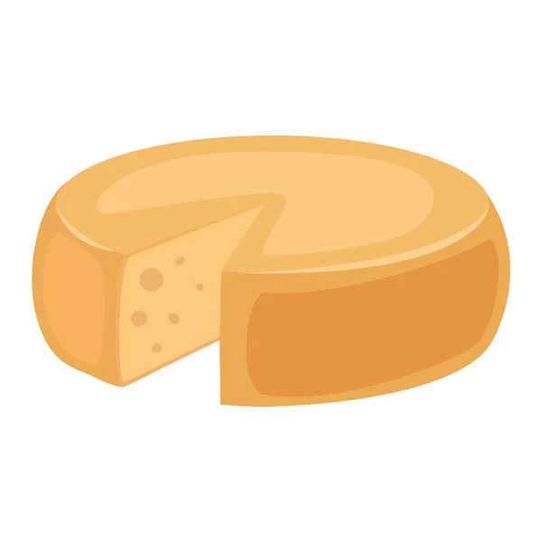 Ícone de ilustração vetorial de queijo —  Vetores de Stock