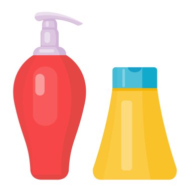 Parfüm şişesi vektör şablonu