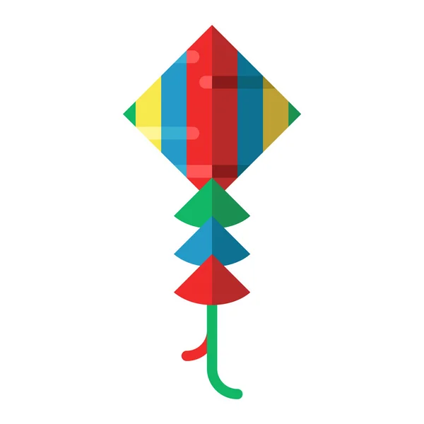 Illustration vectorielle de cerf-volant coloré . — Image vectorielle