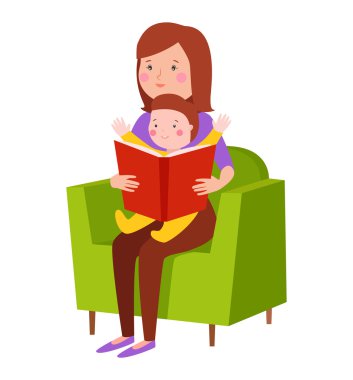 Genç anne vektör karakter