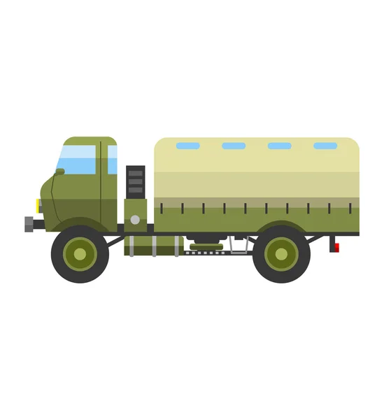 Military vehicle vector — Stock Vector