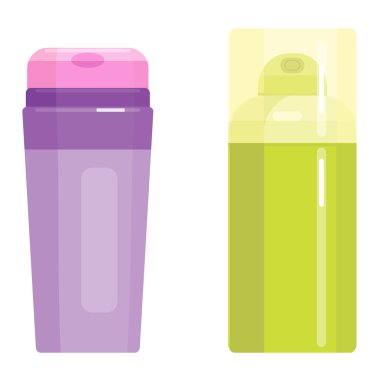 Parfüm şişesi vektör şablonu