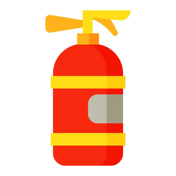 Red fire extinguisher geïsoleerde vector. — Stockvector