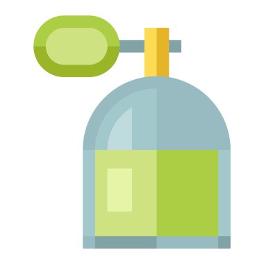 Parfüm şişesi vektör şablonu