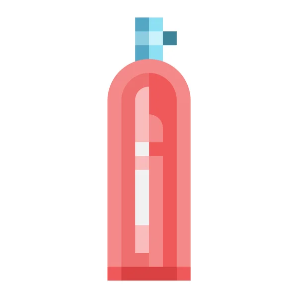 Plantilla de vector botella de perfume — Vector de stock