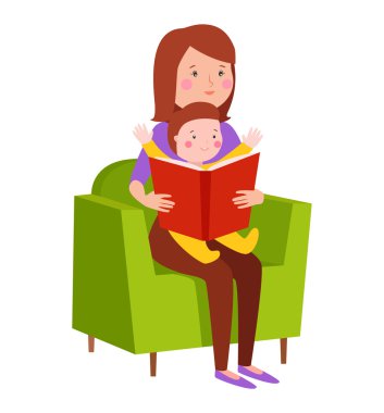 Genç anne vektör karakter