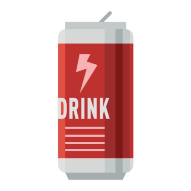 Enerji içeceği vektör illüstrasyon.