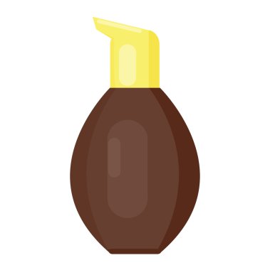 Parfüm şişesi vektör şablonu