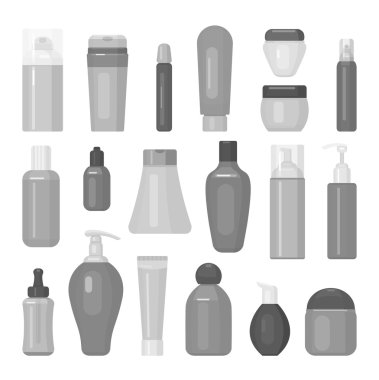 Parfüm şişesi vektör şablonu