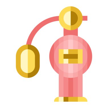 Parfüm şişesi vektör şablonu