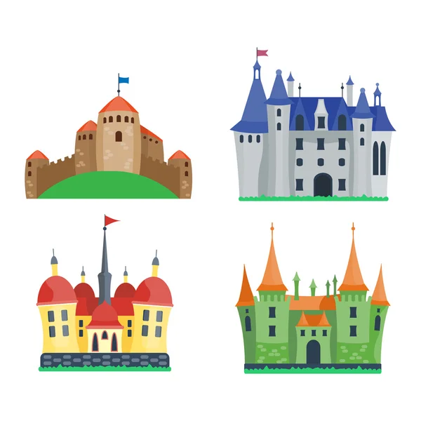 Castle cartoon vector illustration — Stock Vector