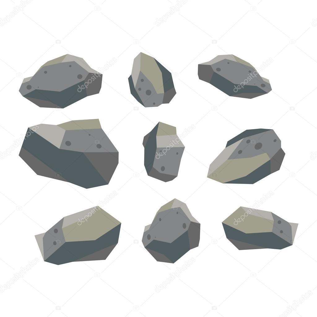Stones vector illustration