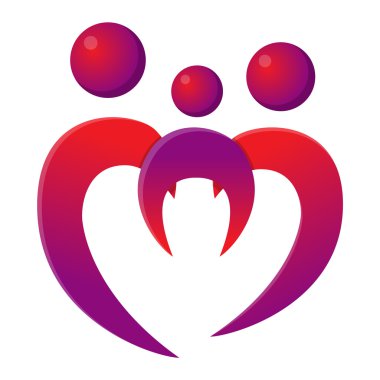 Soyut insanlar siluet simge