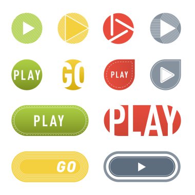 İzole kullan düğmesini vektör