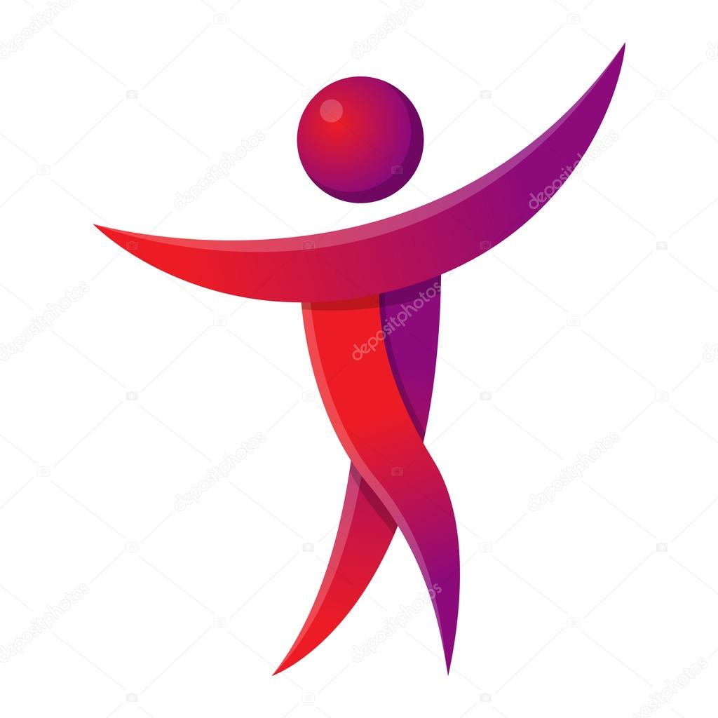 Silhouette of abstract people icon and abstract silhouette people. Performance silhouette logo people abstract figure pose. Set of abstract people logo silhouettes vector icon