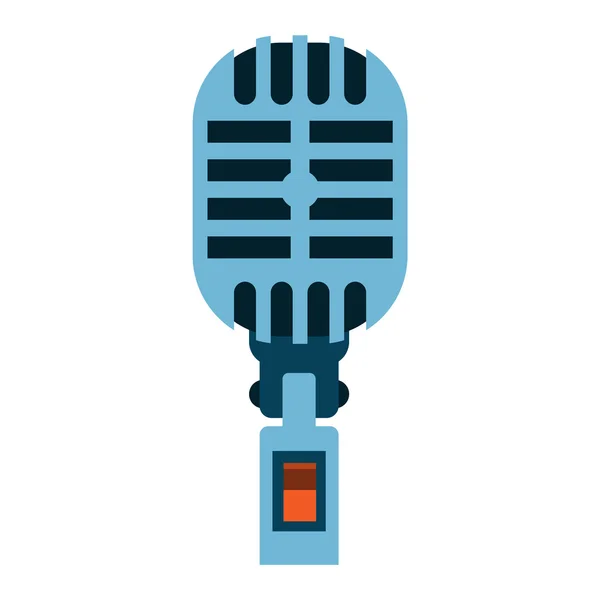 Microphone vector icon isolated — Stock Vector