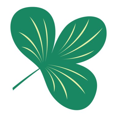 Yaprak ikonu vektör illüstrasyonu.