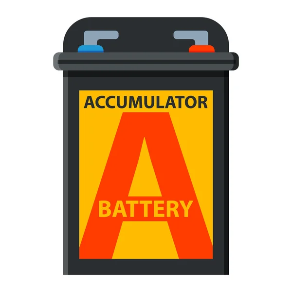 Bateria acumuladovetor isolado . —  Vetores de Stock
