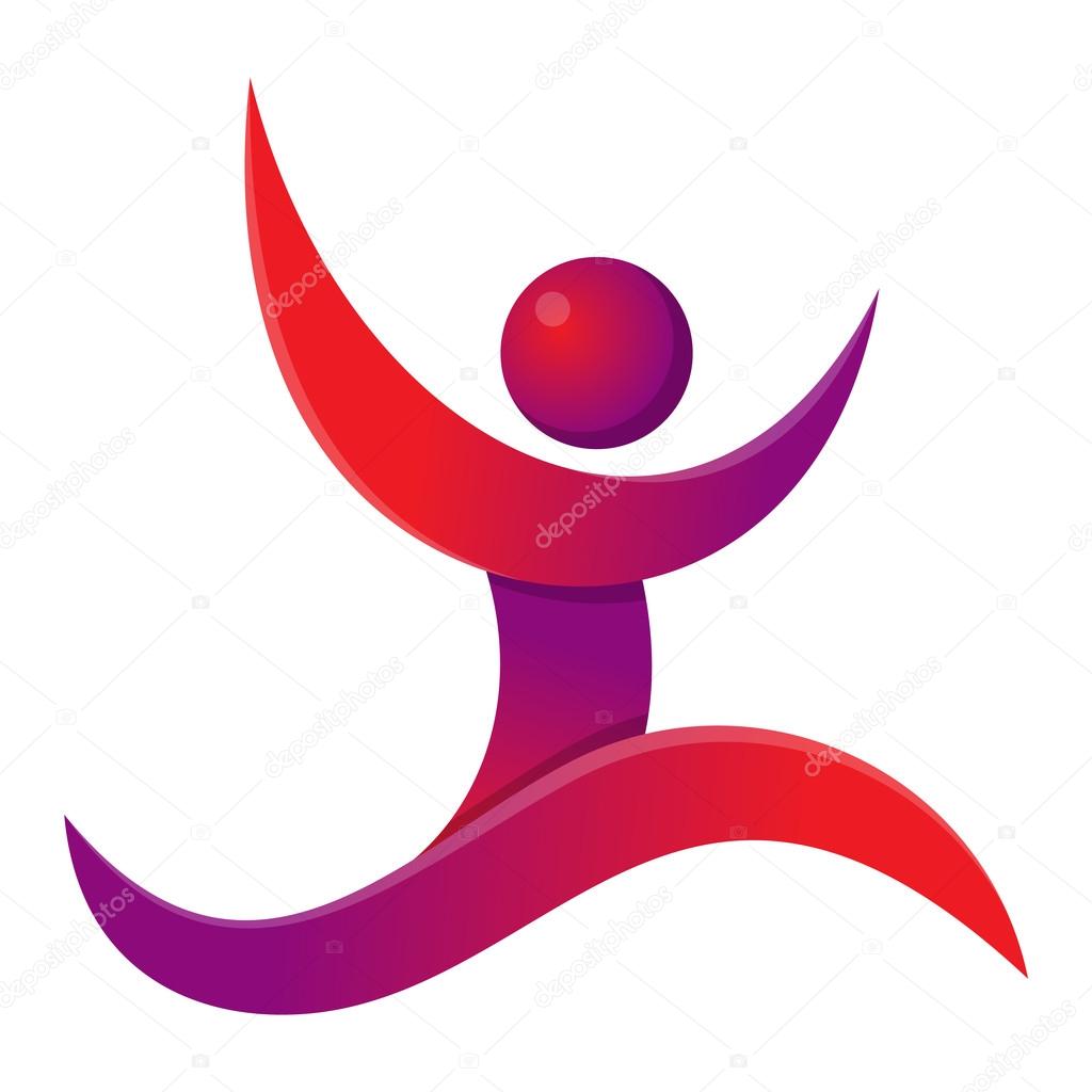 Silhouette of abstract people icon and abstract silhouette people. Performance silhouette logo people abstract figure pose. Set of abstract people logo silhouettes vector icon